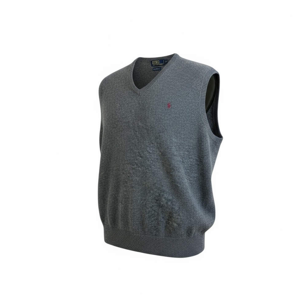 Polo by Ralph Lauren men’s gray lambswool vest size XXL